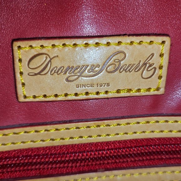 DOONEY & BOURKE Carley Daniela Sea Foam Blue Leather Satchel/Top Handle Bag - Picture 11 of 13